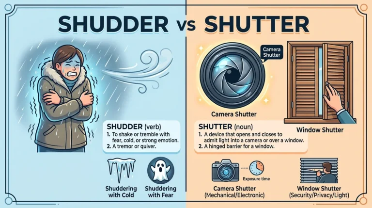 shudder vs shutter