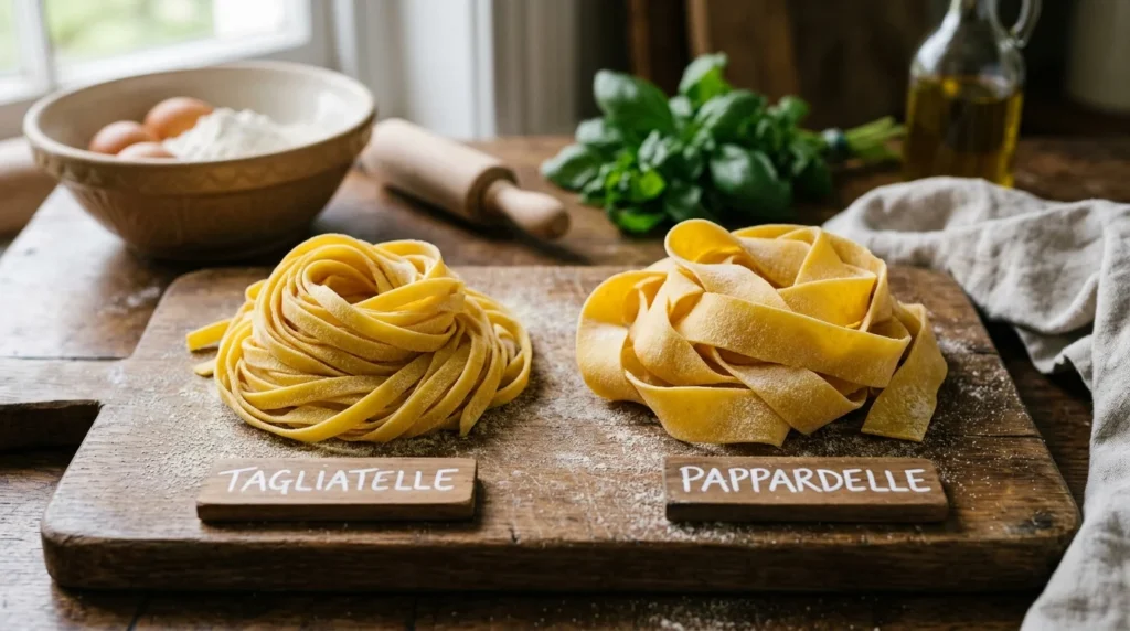 Tagliatelle vs. Pappardelle