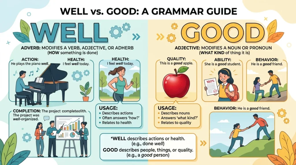 Well vs. Good