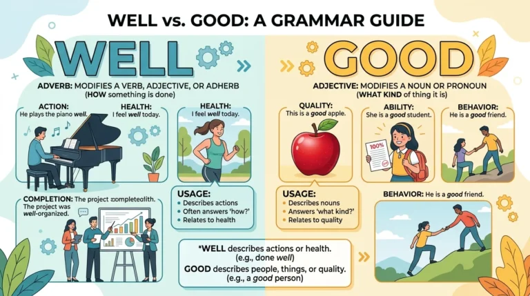 Well vs. Good