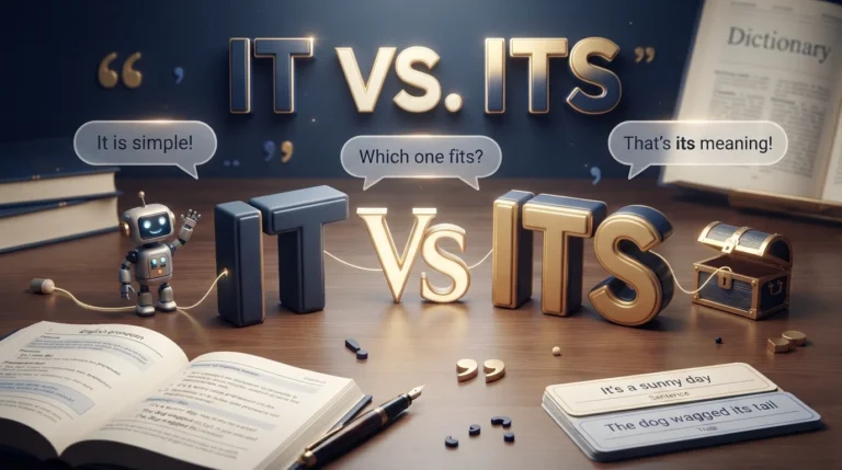 It vs. Its