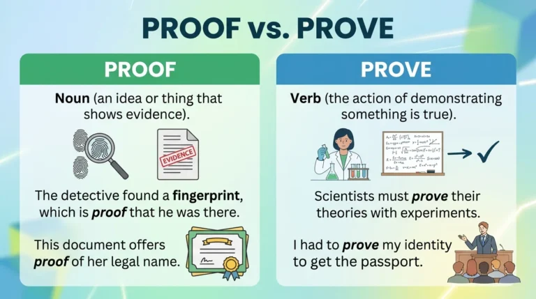 Proof vs. Prove