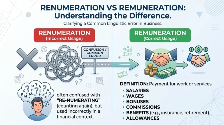 Renumeration vs Remuneration
